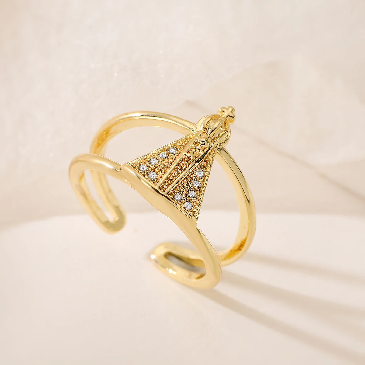 Anel Nossa Senhora Aparecida Ajustável